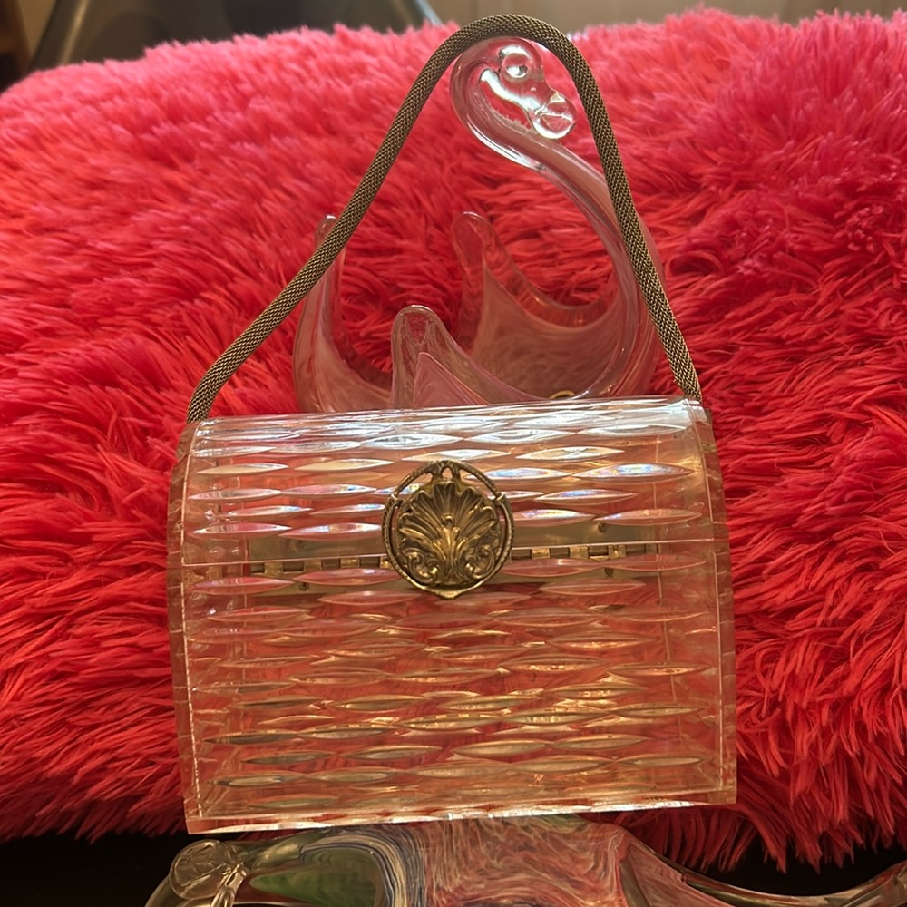 Rare 1940s Vintage Wilardy Lucite Bag